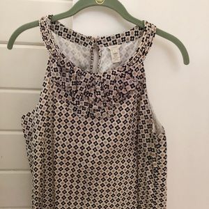 J crew sleeveless top.